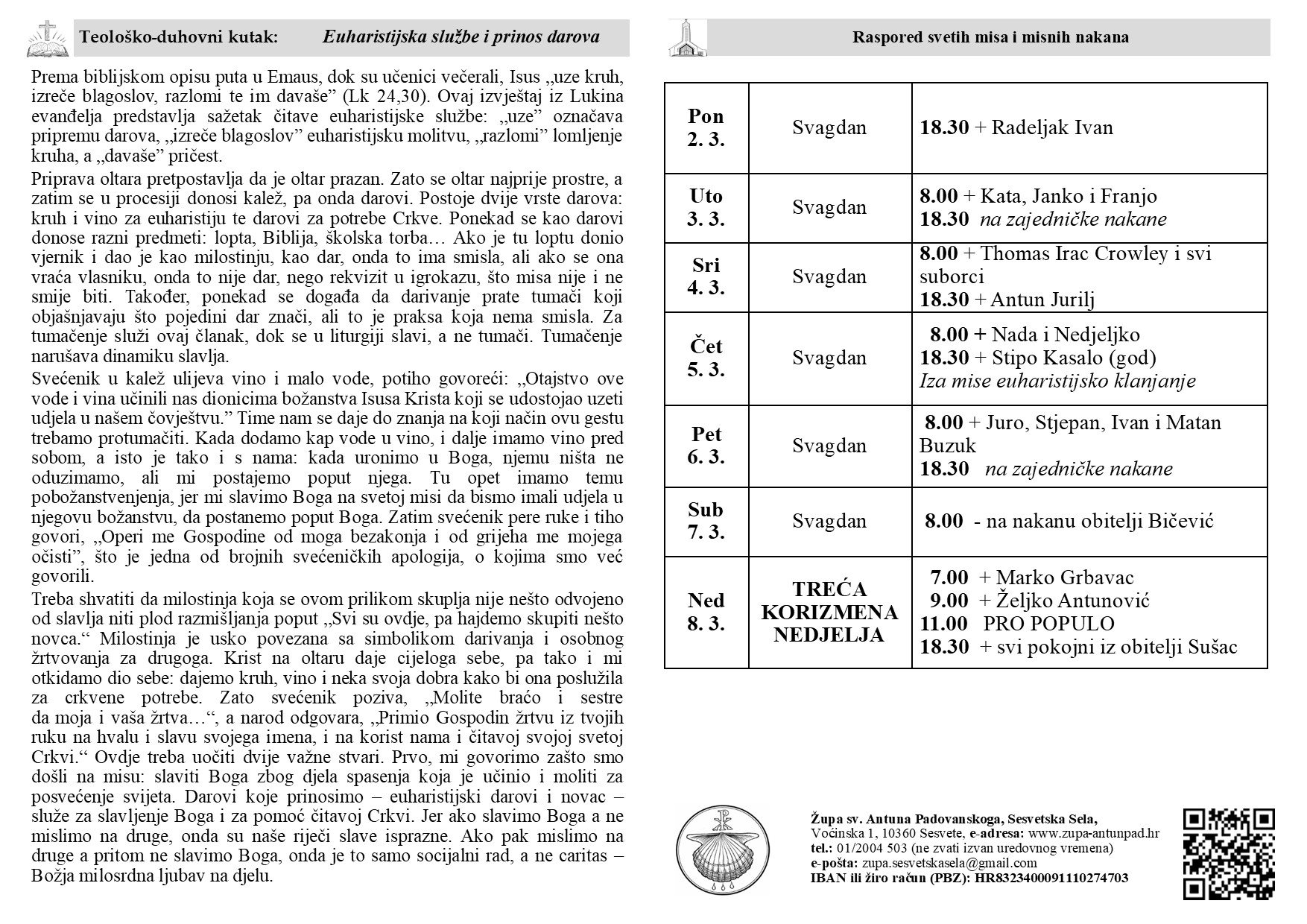 Druga korizmena nedjelja
